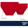 imageReebok Low Rise Mens Underwear Briefs  5 Pack Performance Briefs Cotton Underwear For Men with Contour Pouch Sizes SXLBlackHeather GreySalsa RedBlack