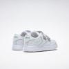 imageReebok UnisexChild Club C 2 Velcro SneakerWhiteGlen GreenVector Blue