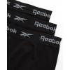 imageReebok Womens Boy Shorts Underwear  3 Pack Seamless Long Leg Boyshorts Panties for Women S3X available in Plus SizeAll Black