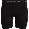 imageReebok Womens Boy Shorts Underwear  3 Pack Seamless Long Leg Boyshorts Panties for Women S3X available in Plus SizeAll Black