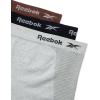 imageReebok Womens Boy Shorts Underwear  3 Pack Seamless Long Leg Boyshorts Panties for Women S3X available in Plus SizeBrownBlackLight Gray