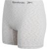imageReebok Womens Boy Shorts Underwear  3 Pack Seamless Long Leg Boyshorts Panties for Women S3X available in Plus SizeGrayBlackNatural Spacedye