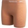 imageReebok Womens Boy Shorts Underwear  4 Pack Seamless Long Leg Boyshorts Panties for Women S3X available in Plus SizeCafeBlackWhiteLight Grey Melange
