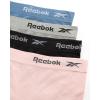 imageReebok Womens Boy Shorts Underwear  4 Pack Seamless Long Leg Boyshorts Panties for Women S3X available in Plus SizeLotusBlackLight Grey MelangeBlue