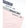 imageReebok Womens Boy Shorts Underwear  4 Pack Seamless Long Leg Boyshorts Panties for Women S3X available in Plus SizeLotusBlackened PearlWhiteGrey