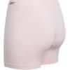 imageReebok Womens Boy Shorts Underwear  4 Pack Seamless Long Leg Boyshorts Panties for Women S3X available in Plus SizeLotusBlackened PearlWhiteGrey