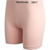 imageReebok Womens Boy Shorts Underwear  4 Pack Seamless Long Leg Boyshorts Panties for Women S3X available in Plus SizeLotusBlackened PearlWhiteLight Grey Melange