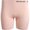 imageReebok Womens Boy Shorts Underwear  4 Pack Seamless Long Leg Boyshorts Panties for Women S3X available in Plus SizeLotusBlackened PearlWhiteLight Grey Melange