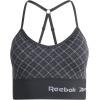 imageReebok Womens Everyday Bra  2 Pack Lightweight Stretch Performance Longline Cami Bralette  Seamless Bras for Women SXLBlackened Pearl JacquardMauve Mist