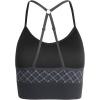imageReebok Womens Everyday Bra  2 Pack Lightweight Stretch Performance Longline Cami Bralette  Seamless Bras for Women SXLBlackened Pearl JacquardMauve Mist