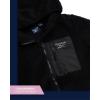 imageReebok Womens Fleece Sweatshirt Jacket  Full Zip Sherpa Fur Hooded Jacket  Lightweight Teddy Coat for Women SXLJet Black