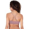 imageReebok Womens Lightweight Soft Stretch Performance Cami Seamless Bralette 2 PackBlack JacquardPurple