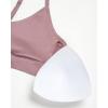 imageReebok Womens Lightweight Soft Stretch Performance Cami Seamless Bralette 2 PackBlack JacquardPurple