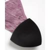 imageReebok Womens Lightweight Soft Stretch Performance Cami Seamless Bralette 2 PackRed Space DyeBlack