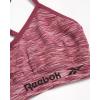 imageReebok Womens Lightweight Soft Stretch Performance Cami Seamless Bralette 2 PackRed Space DyePink