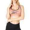 imageReebok x Jurassic World Skinny Strap Sports BraCanyon CoralLarge Vector Logo