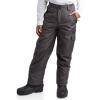 imageReebok Boys Snow Pants  Heavyweight Waterproof Snowboard Pants with Cargo Pocks Snow Gaiters  Ski Pants for Boys 420Charcoal