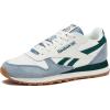 imageReebok Classic Leather Girls and Boys Shoes for Kids Toddler Little Kid or Big Kid Sneakers Girl or Boy Tennis ShoesUpgrade BlueChalkCollegiate Green