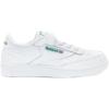imageReebok UnisexChild Club C 1 Velcro SneakerWhiteGlen GreenVector Blue