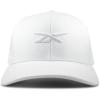 imageReebok Vector Trucker Hat  Snapback  Adjustable Mesh Back  Everyday  Fitness  Sun Protection  Retro  Classic Baseball Cap  White