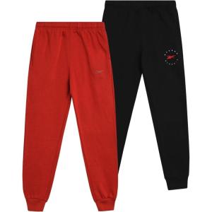 imageReebok Boys Sweatpants  2 Pack Performance Fleece Boys Joggers Athletic Pants with Pockets for Running ampamp Workout Size 814BlackBrick