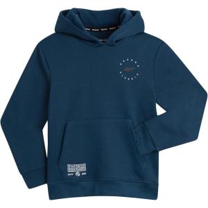 imageReebok Boys Sweatshirt  Active Fleece Pullover Hoodie Size 420Teal Blue Circle Logo