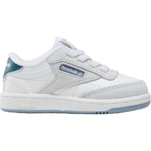 imageReebok Club C Girls and Boys Shoes for Kids Toddler Little Kid or Big Kid Sneakers Girl or Boy Tennis ShoesToddler Footwear WhiteBarely GreyLeisure Blue