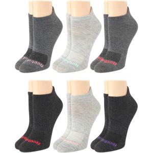 imageReebok Womens Athletic Socks  Performance Low Cut Socks 6 PackGrey