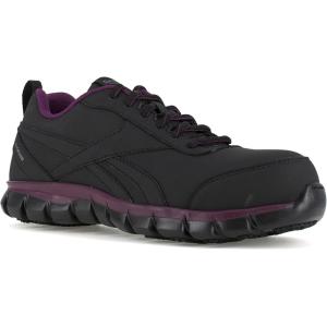 imageReebok Womens Rb046 Sublite Cushion Work Athletic Work ShoesBlackPlum