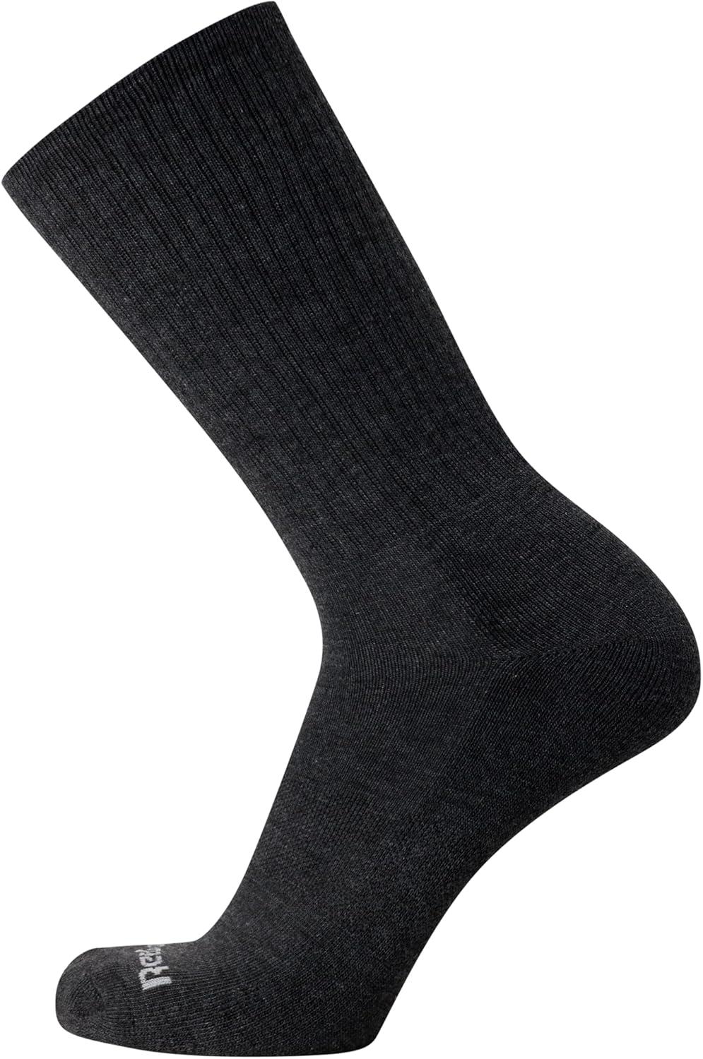 imageReebok Mens Athletic Crew Socks  5 Pack Moisture Wicking Cushioned Athletic Socks for Men with Reinforced Seams 6125Grey