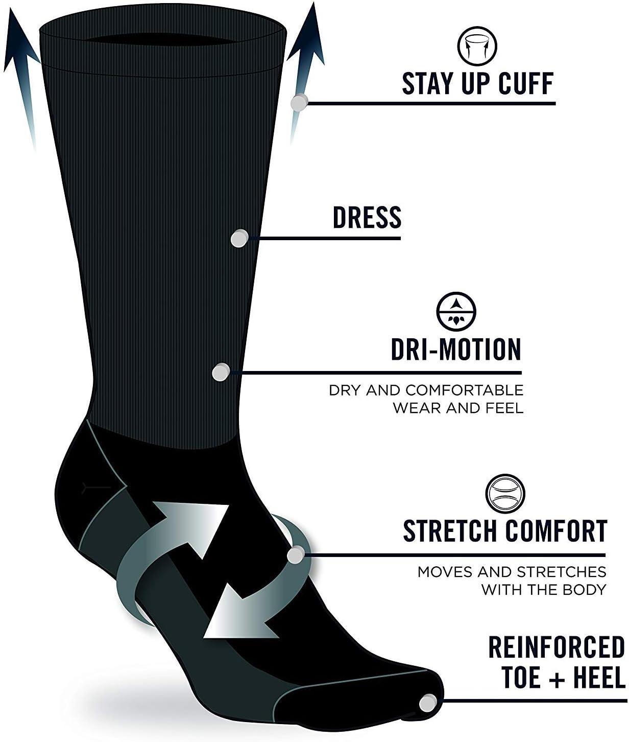 imageReebok Mens Athletic Crew Socks  5 Pack Moisture Wicking Cushioned Athletic Socks for Men with Reinforced Seams 6125Raven Black