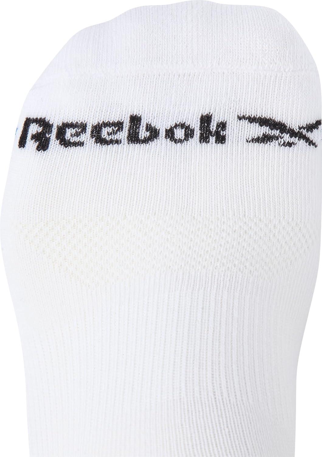 imageReebok Mens Athletic Socks  Cushion High Quarter Cut Socks 6 PackAll White
