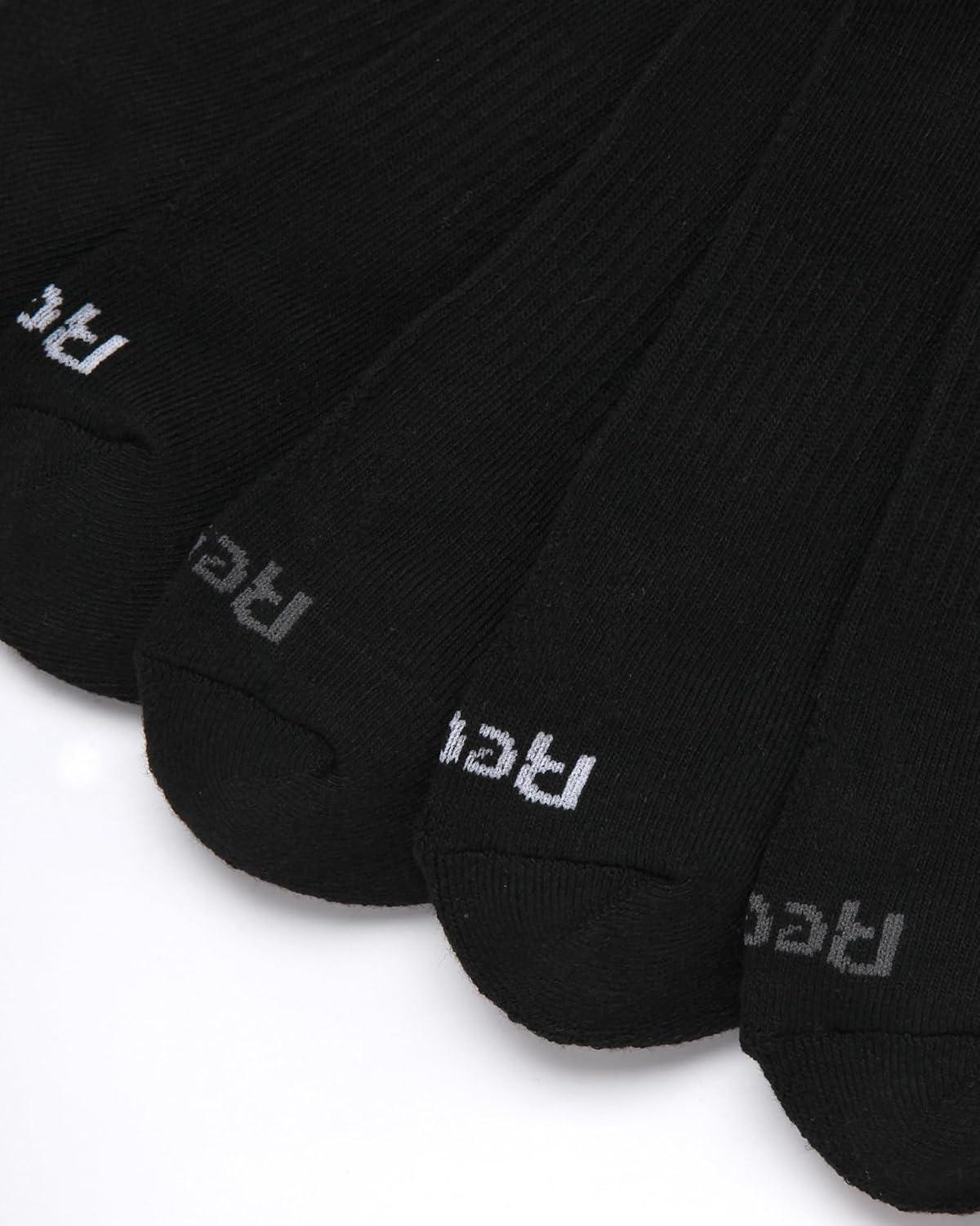 imageReebok Mens Athletic Socks  Cushion High Quarter Cut Socks 6 PackBlack Multi
