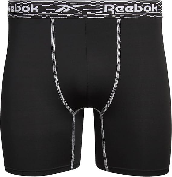 imageReebok Mens Boxer Briefs  3 Pack Stretch Moisture Wicking Mens Underwear with Contour Pouch Boxers for Men Sizes SXL3pk BlackBlackNavy