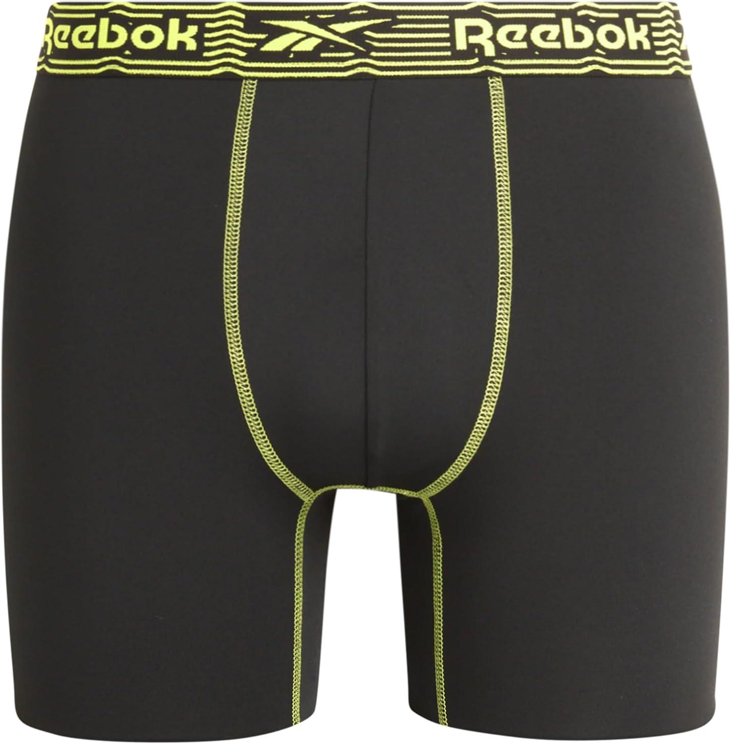 imageReebok Mens Boxer Briefs  3 Pack Stretch Moisture Wicking Mens Underwear with Contour Pouch Boxers for Men Sizes SXL3pk BlackDark GreyLight Grey