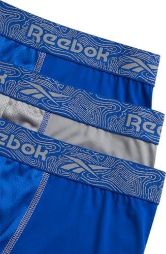 imageReebok Mens Boxer Briefs  3 Pack Stretch Moisture Wicking Mens Underwear with Contour Pouch Boxers for Men Sizes SXLSurf the WebMonumentSurf the Web