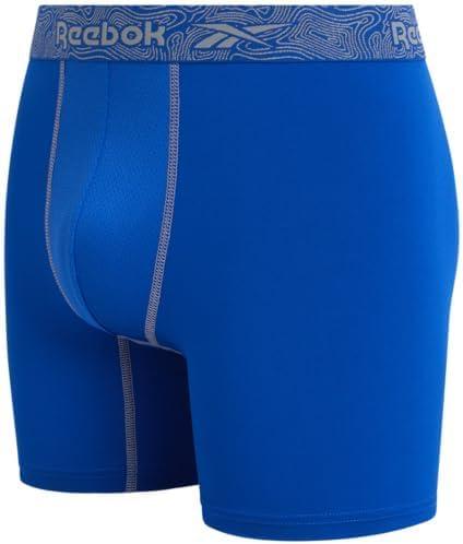 imageReebok Mens Boxer Briefs  3 Pack Stretch Moisture Wicking Mens Underwear with Contour Pouch Boxers for Men Sizes SXLSurf the WebMonumentSurf the Web