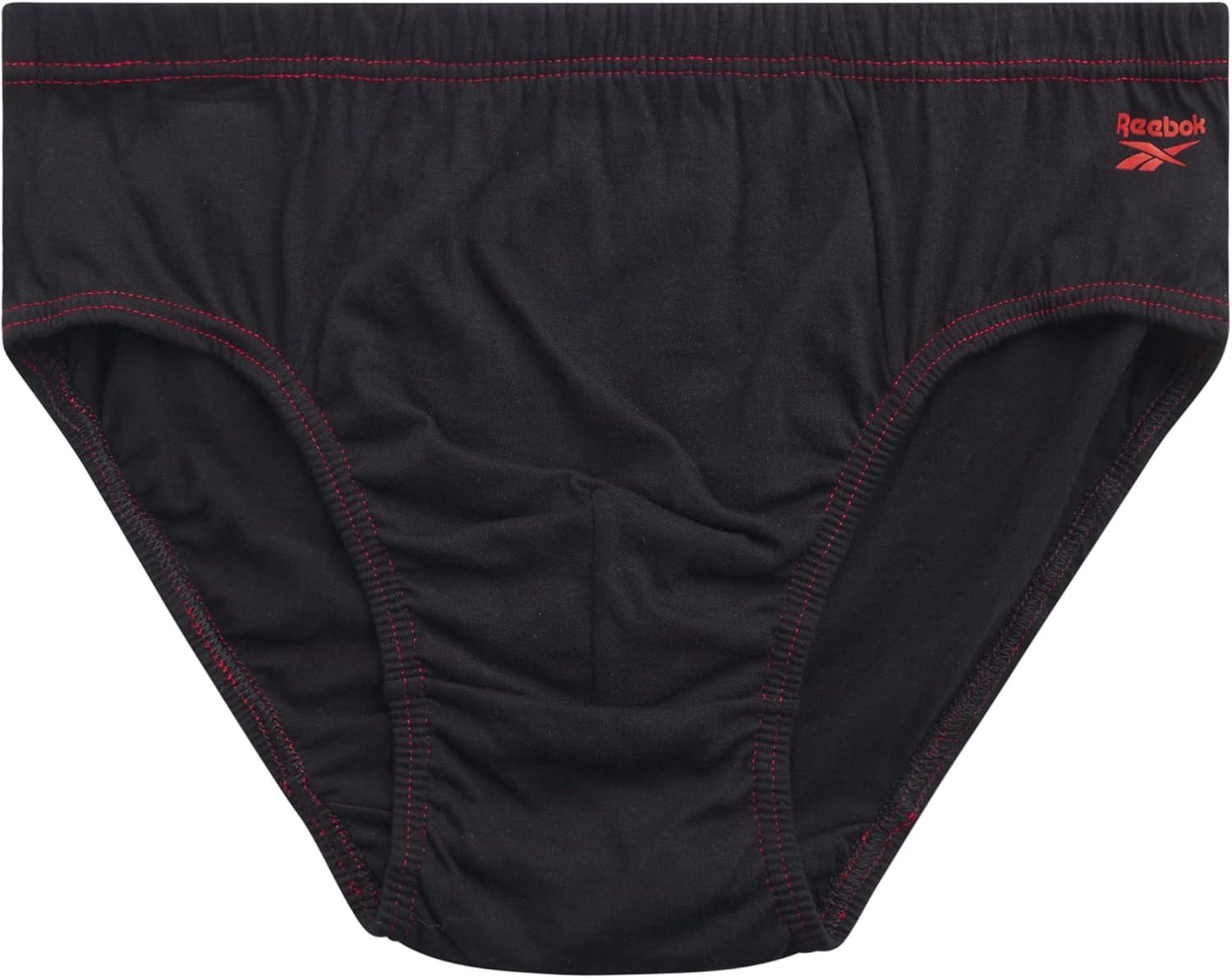 imageReebok Mens Briefs  10 Pack Classic Soft Stretch Low Rise Briefs with Contour Pouch  Underwear for Men Sizes SXLBlackCharcoal Heather