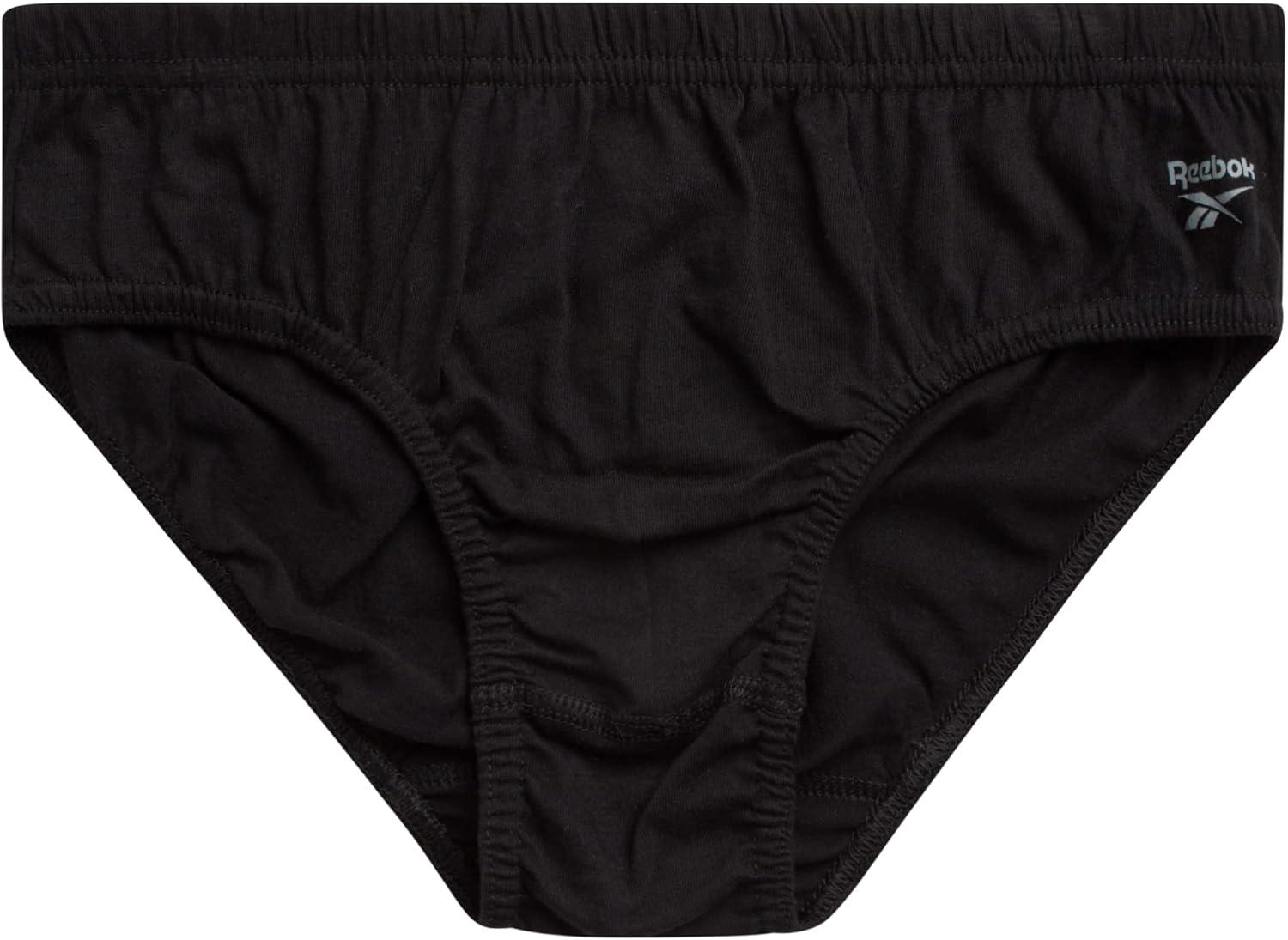 imageReebok Mens Briefs  10 Pack Classic Soft Stretch Low Rise Briefs with Contour Pouch  Underwear for Men Sizes SXLBlackGrey