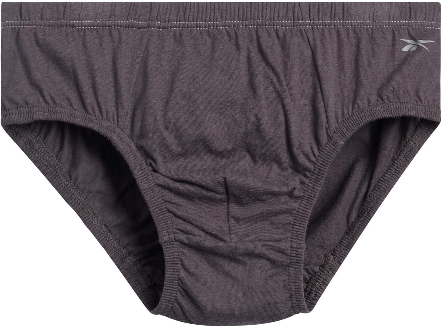 imageReebok Mens Briefs  10 Pack Classic Soft Stretch Low Rise Briefs with Contour Pouch  Underwear for Men Sizes SXLBlackGreyGreen