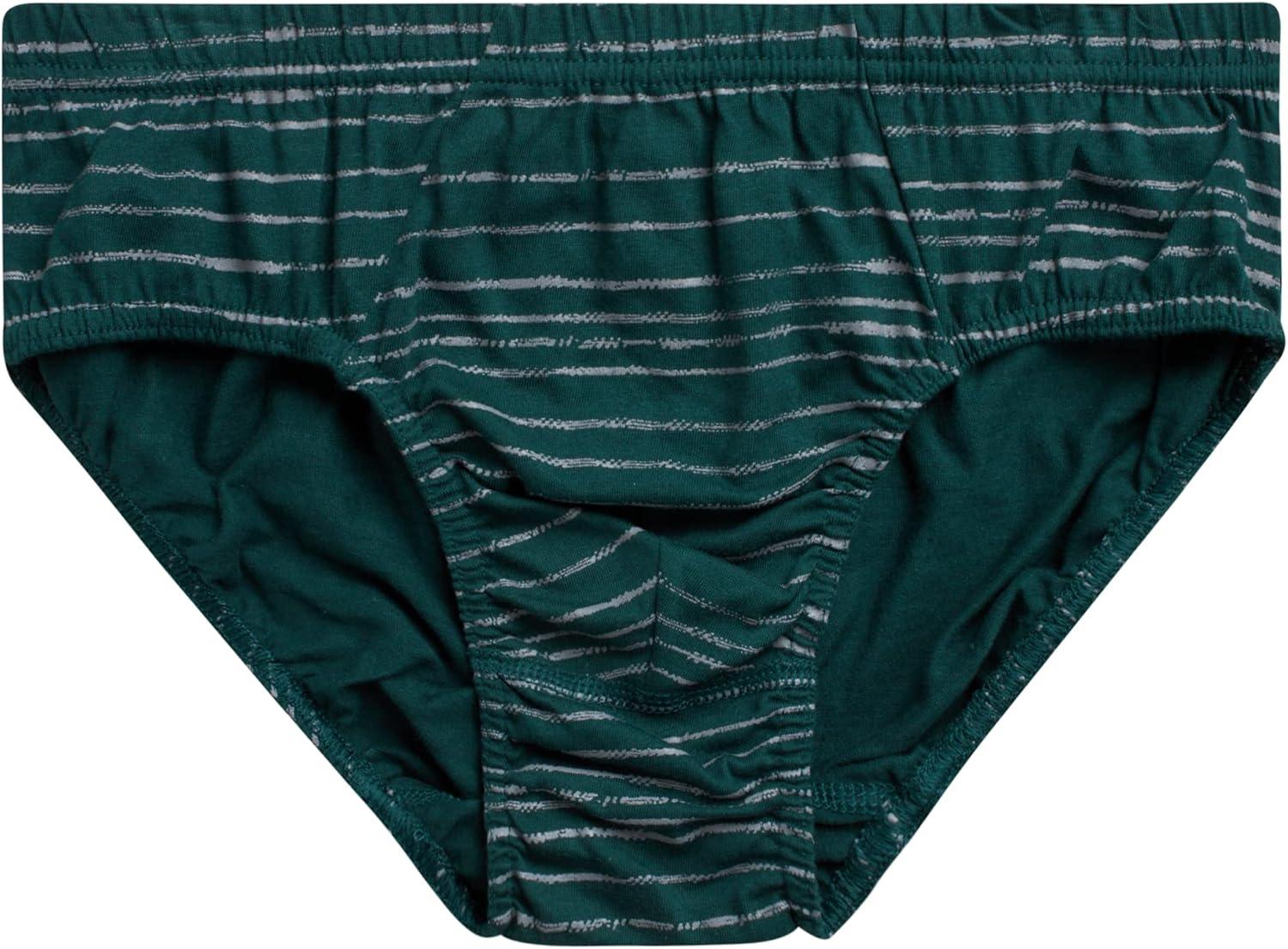 imageReebok Mens Briefs  10 Pack Classic Soft Stretch Low Rise Briefs with Contour Pouch  Underwear for Men Sizes SXLBlackLight GreyEmrald Green Stripes