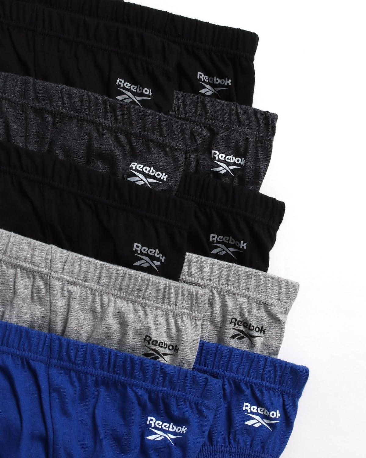 imageReebok Mens Briefs  10 Pack Classic Soft Stretch Low Rise Briefs with Contour Pouch  Underwear for Men Sizes SXLBlackSurf the WebHeather GreyCharcoal HeatherBlack