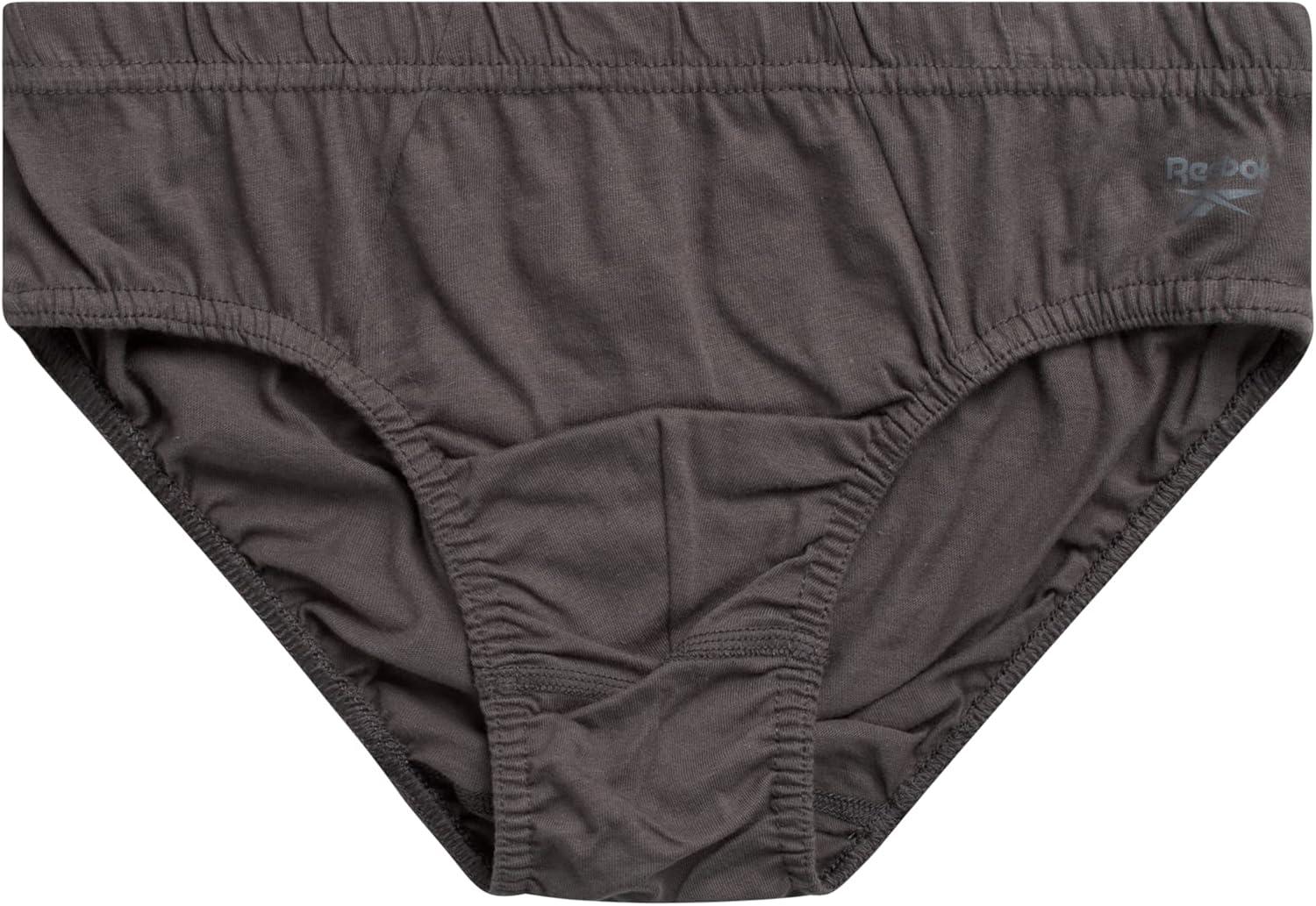imageReebok Mens Briefs  10 Pack Classic Soft Stretch Low Rise Briefs with Contour Pouch  Underwear for Men Sizes SXLCharcoalCrimsonSharkskinBlackEvening Blue