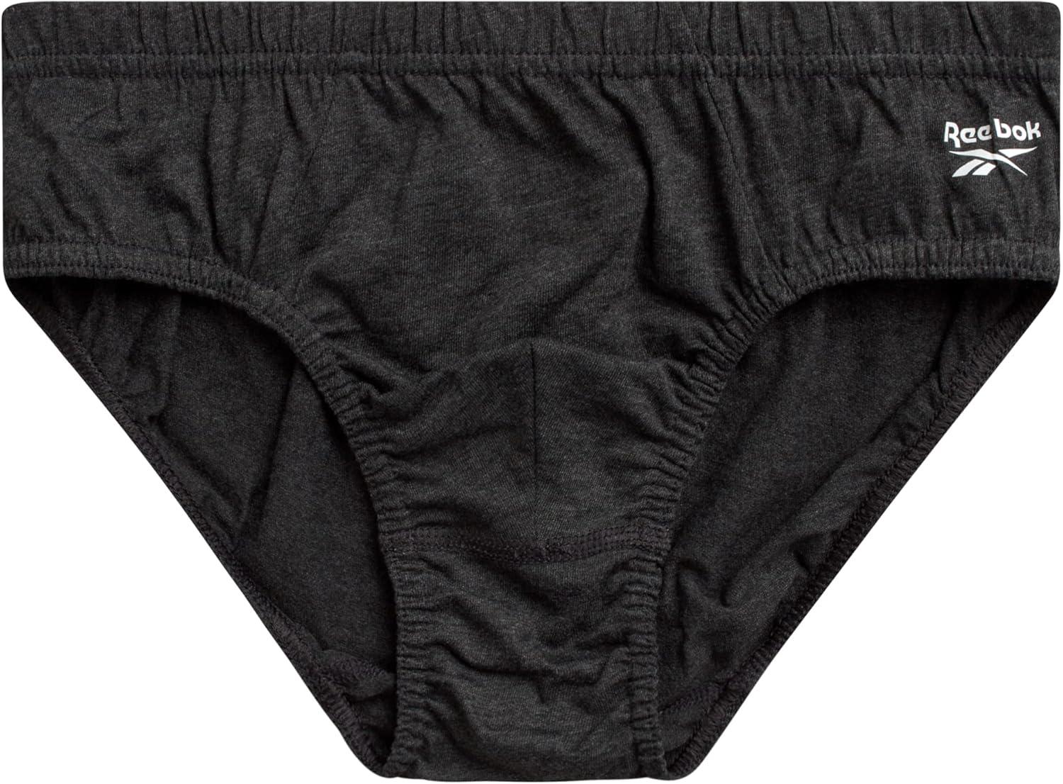 imageReebok Mens Briefs  10 Pack Classic Soft Stretch Low Rise Briefs with Contour Pouch  Underwear for Men Sizes SXLDark GreenCharcoalNavy BlueHeather Green
