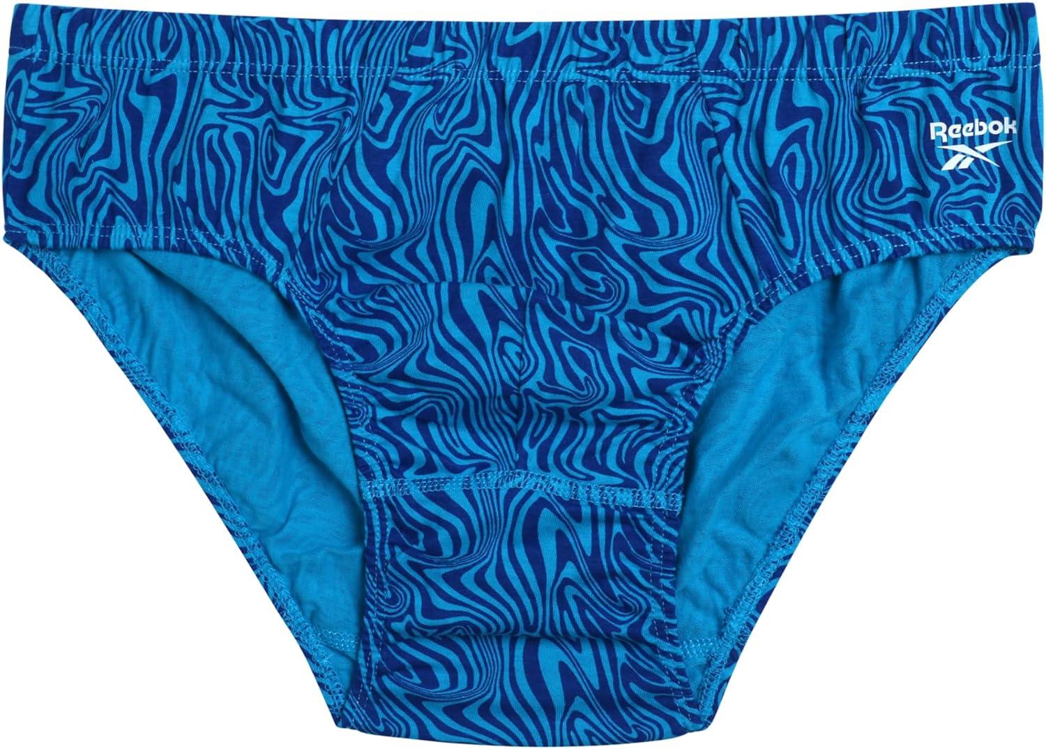 imageReebok Mens Briefs  10 Pack Classic Soft Stretch Low Rise Briefs with Contour Pouch  Underwear for Men Sizes SXLMaritime BlueHeather GreyPrintBlue