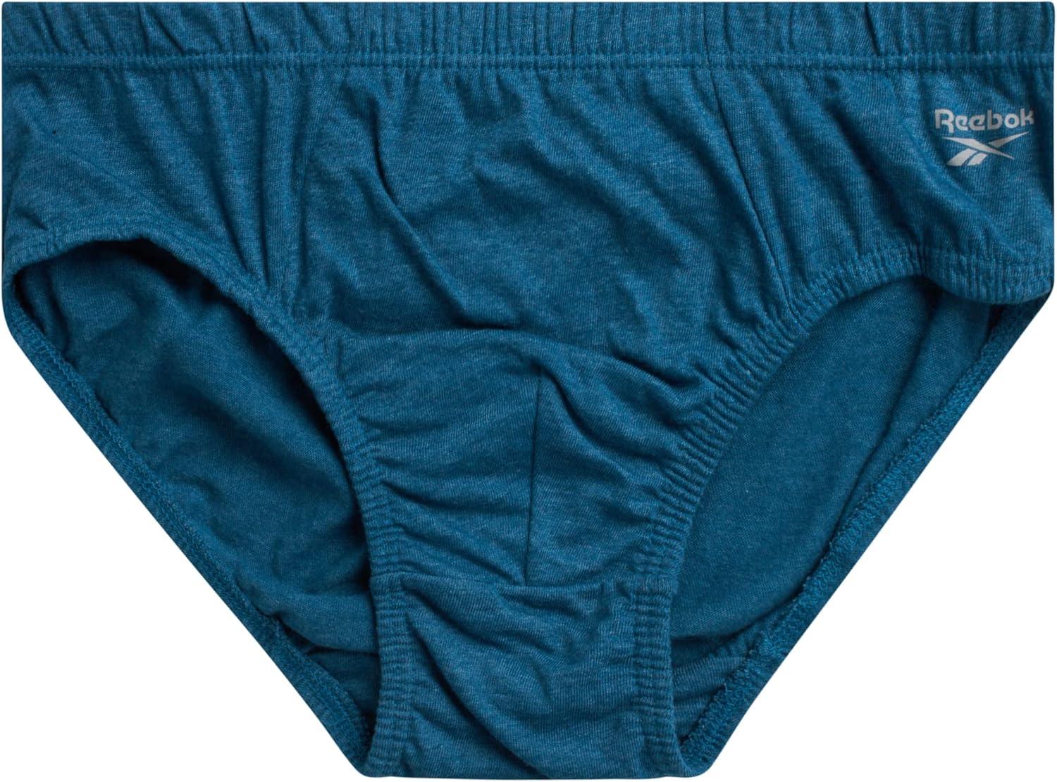 imageReebok Mens Briefs  10 Pack Classic Soft Stretch Low Rise Briefs with Contour Pouch  Underwear for Men Sizes SXLNavyOcean BlueLight GreyBlack