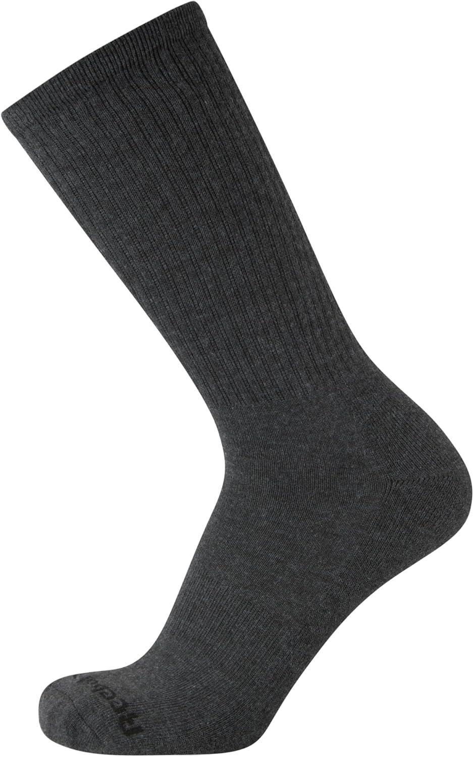 imageReebok Mens Crew Socks  10 Pack Stretch Performance Cushioned Crew Socks  Arch Support Athletic Socks for Men 6125BlackGrey