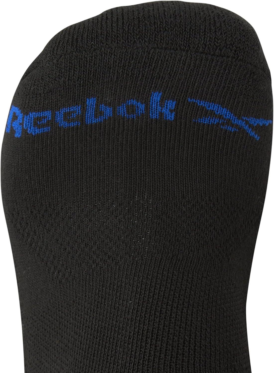imageReebok Mens Crew Socks  10 Pack Stretch Performance Cushioned Crew Socks  Arch Support Athletic Socks for Men 6125BlackWhiteGrey