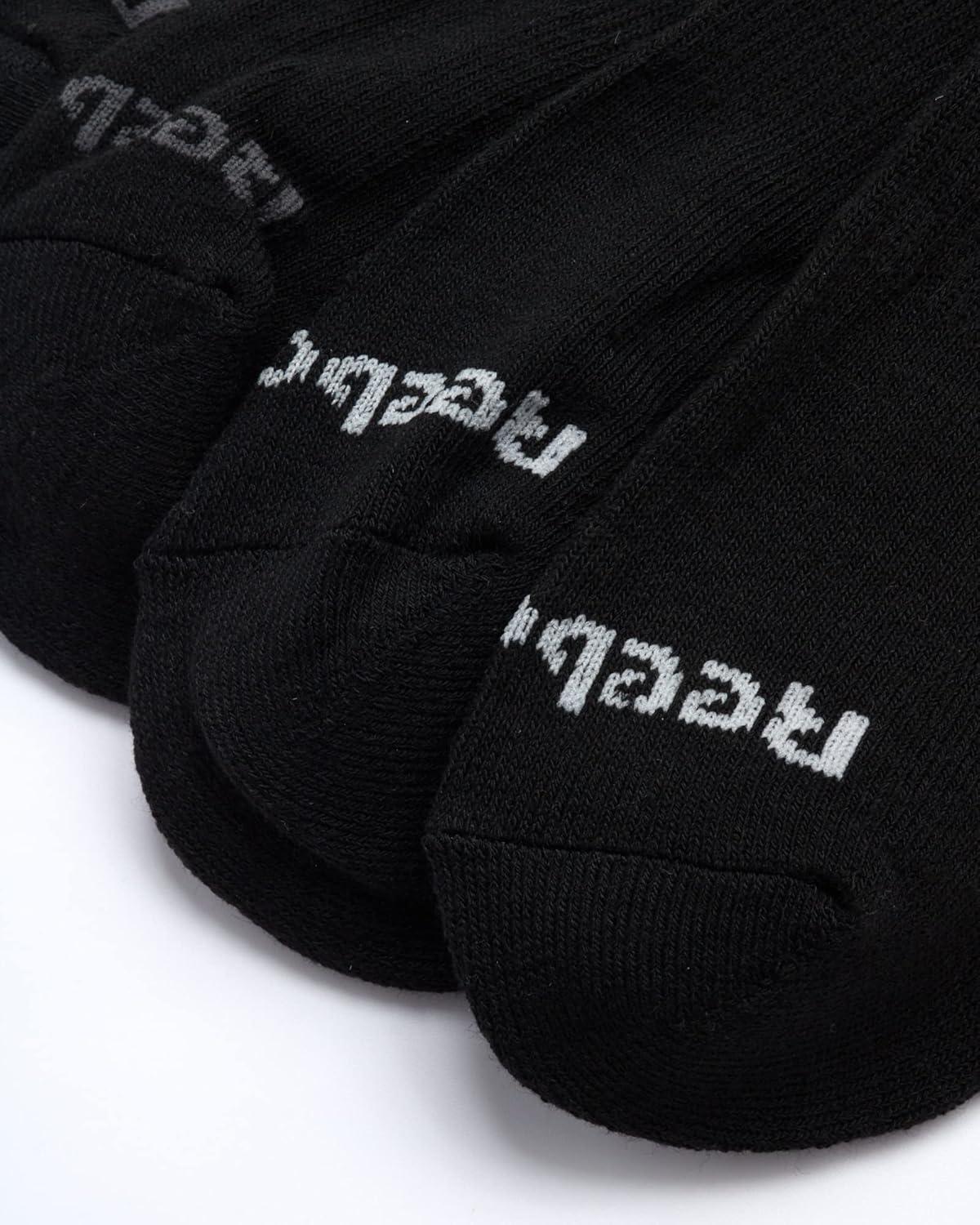 imageReebok Mens Crew Socks  10 Pack Stretch Performance Cushioned Crew Socks  Arch Support Athletic Socks for Men 6125Classic Black