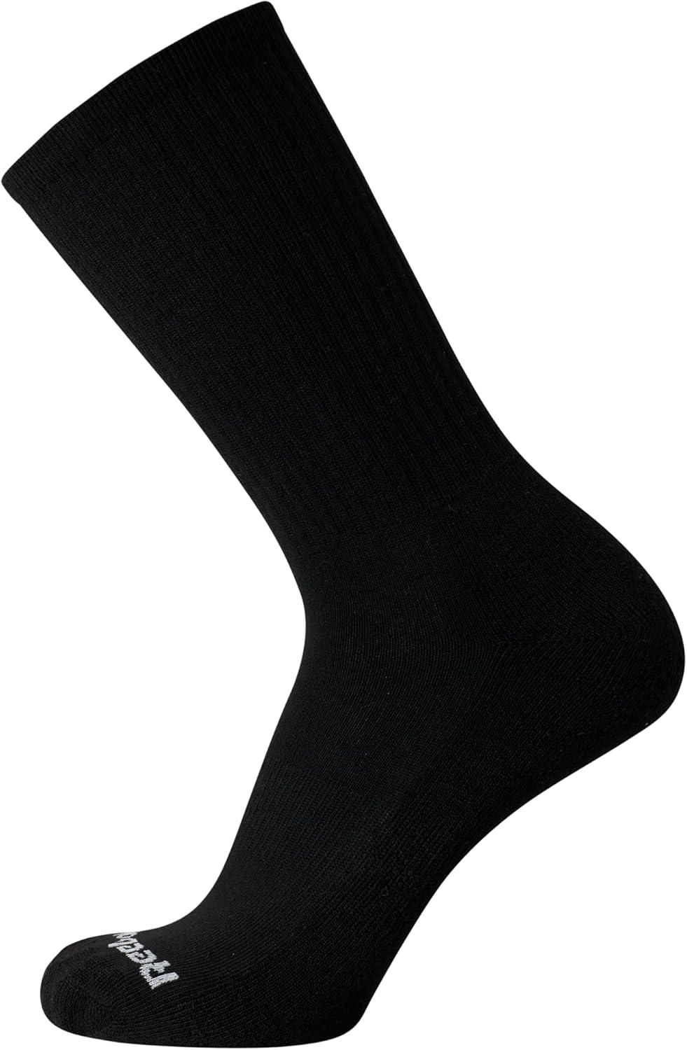 imageReebok Mens Crew Socks  10 Pack Stretch Performance Cushioned Crew Socks  Arch Support Athletic Socks for Men 6125Classic Black